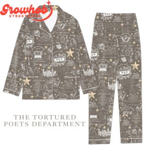 Taylor Swift The Tortured Poets Departments Fan Love Polyester Pajamas Set