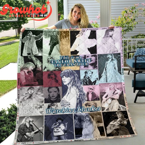 Taylor Swift This Is My Watching Fleece Blanket Quilt