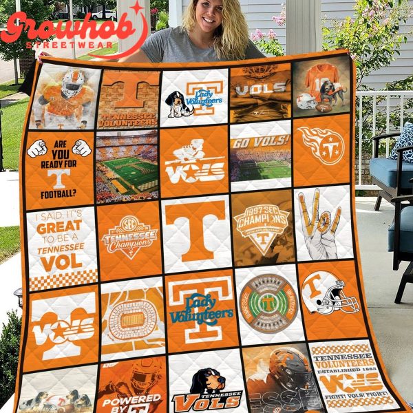 Tennessee Volunteers FC Fan Love Fleece Blanket Quilt
