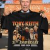 Toby Keith 63rd Anniversary 1961-2024 Legacy T-Shirt