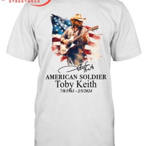 Toby Keith American Solider 1961-2024 T-Shirt