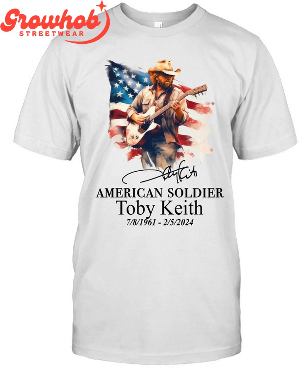 Toby Keith American Solider 1961-2024 T-Shirt