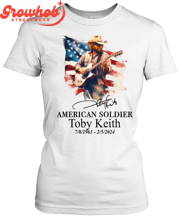 Toby Keith American Solider 1961-2024 T-Shirt