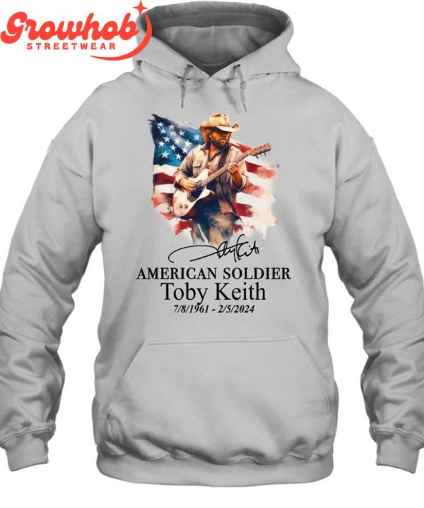 Toby Keith American Solider 1961-2024 T-Shirt