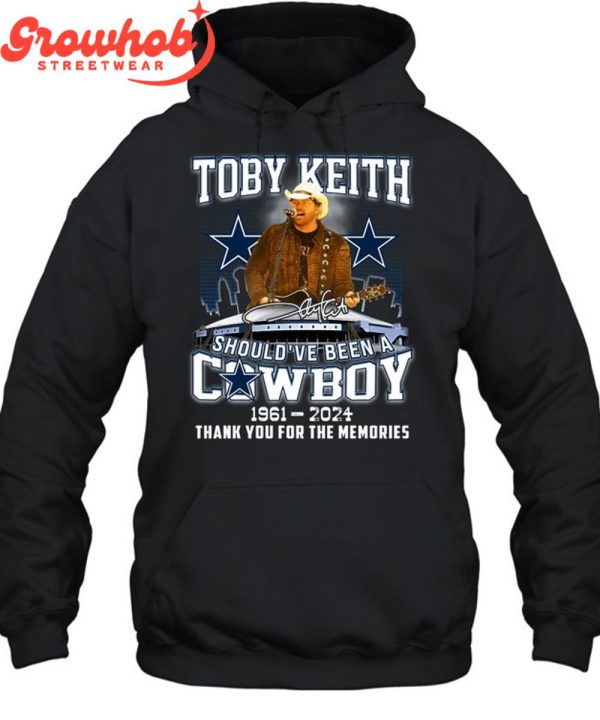 Toby Keith Dallas Cowboy Proud 1961-2024 T-Shirt