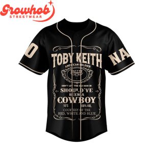 Toby Keith Fans Cowboy Personalized Baseball Jersey