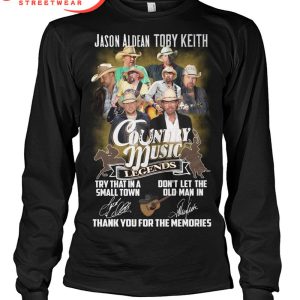 Toby Keith Jason Aldean Thank You For The Memories T-Shirt