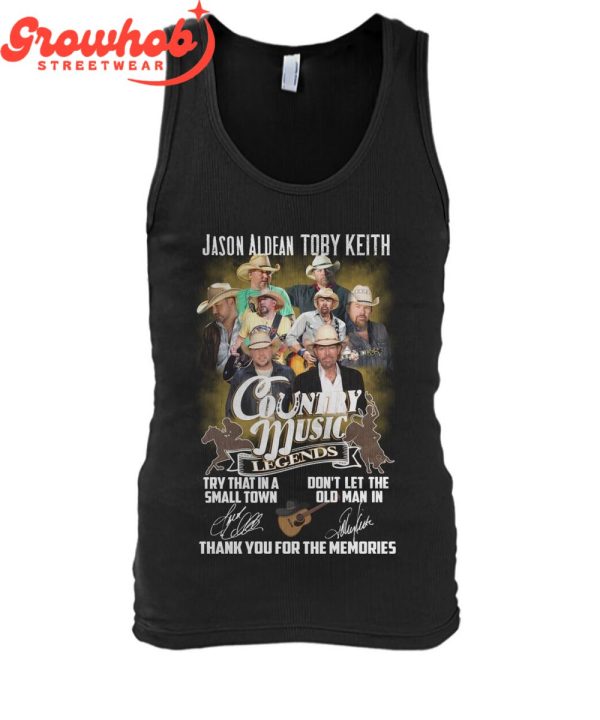 Toby Keith Jason Aldean Thank You For The Memories T-Shirt