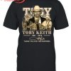 Toby Keith Thank You For Your Music 1961-2024 T-Shirt