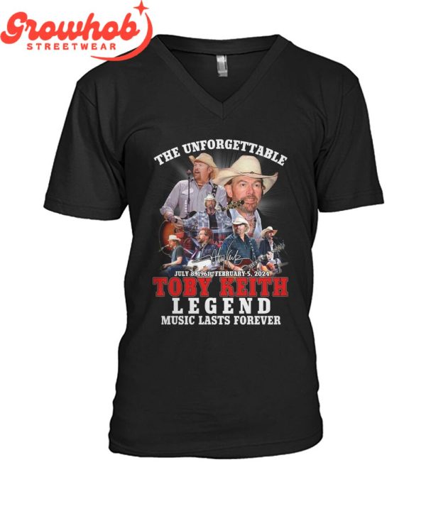 Toby Keith The Unforgettable Legend 1961-2024 T-Shirt