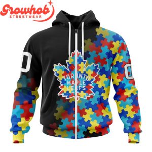 Toronto Maple Leafs Autism Awareness Support Hoodie Shirts