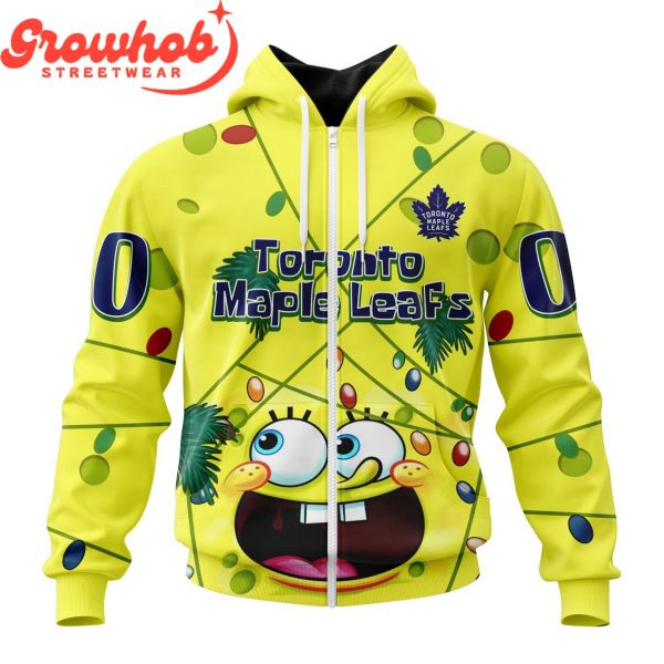 Toronto Maple Leafs Fan SpongeBob Personalized Hoodie Shirts