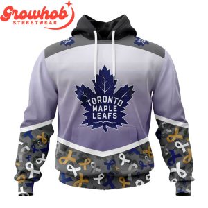 Toronto Maple Leafs Fights Again All Cancer Hoodie Shirts
