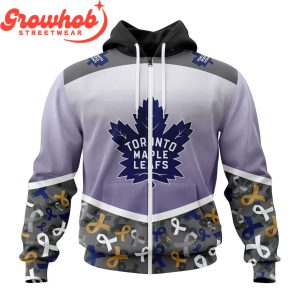 Toronto Maple Leafs Fights Again All Cancer Hoodie Shirts