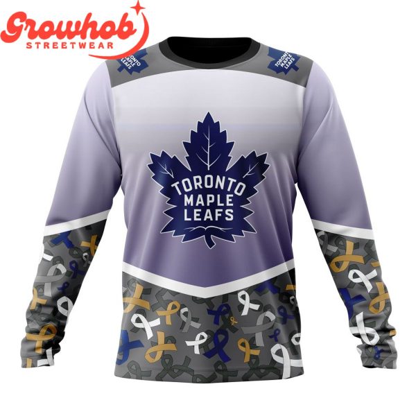 Toronto Maple Leafs Fights Again All Cancer Hoodie Shirts