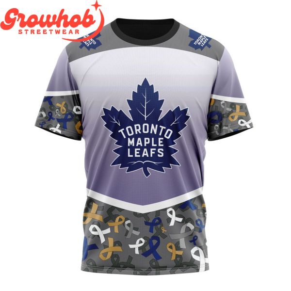 Toronto Maple Leafs Fights Again All Cancer Hoodie Shirts