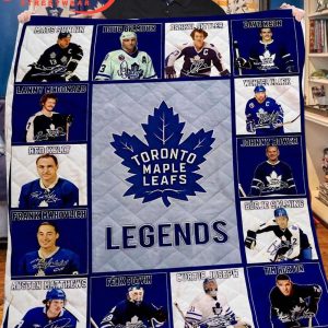 Toronto Maple Leafs Legends Collection Fleece Blanket Quilt
