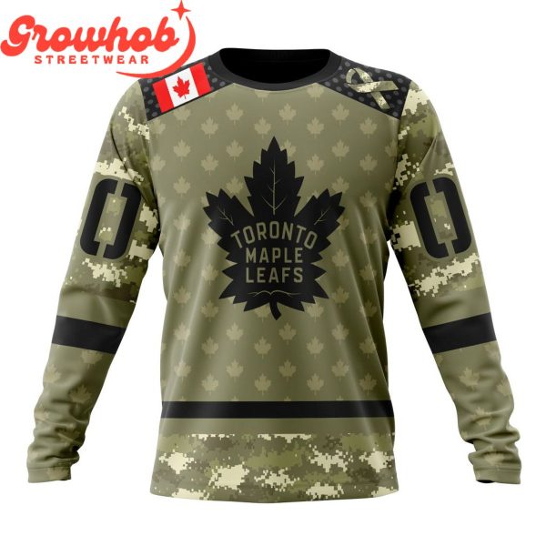 Toronto Maple Leafs Military Appreciation Fan Personalized Hoodie Shirts