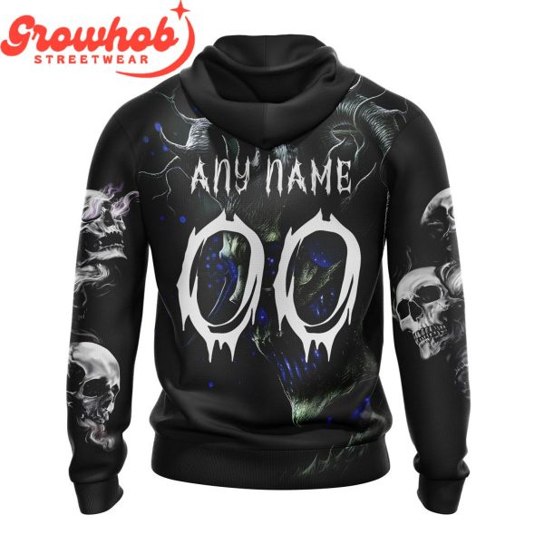 Toronto Maple Leafs Skull Art Demon Hoodie Shirts