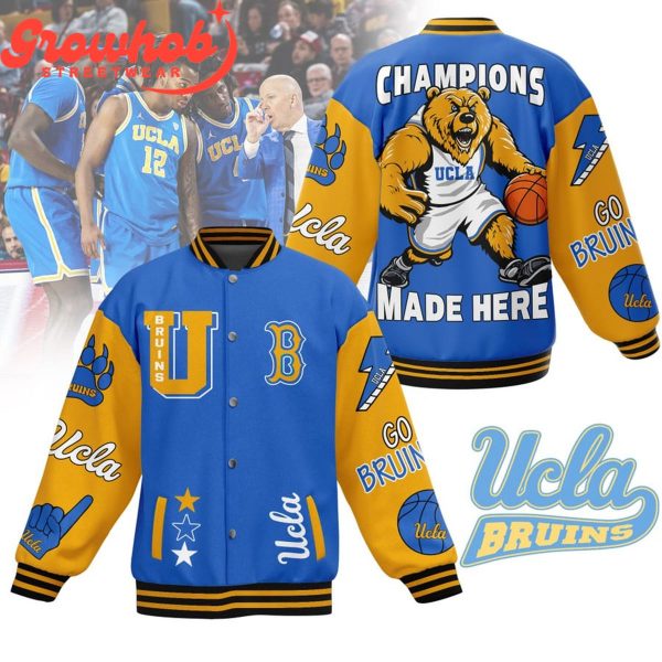 UCLA Bruins Champions Made Here Baseball Jacket