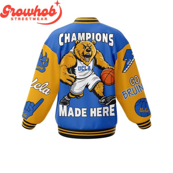 UCLA Bruins Champions Made Here Baseball Jacket
