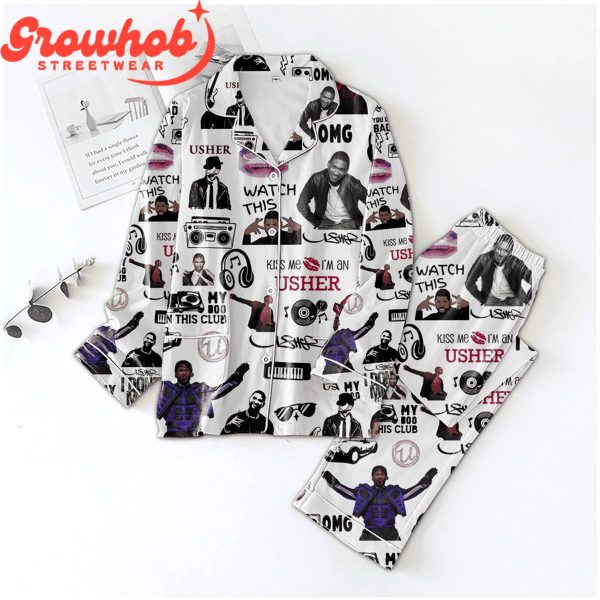 Usher Watch This Dance Polyester Pajamas Set