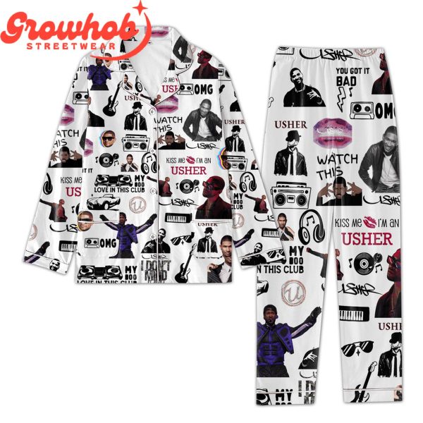 Usher Watch This Dance Polyester Pajamas Set