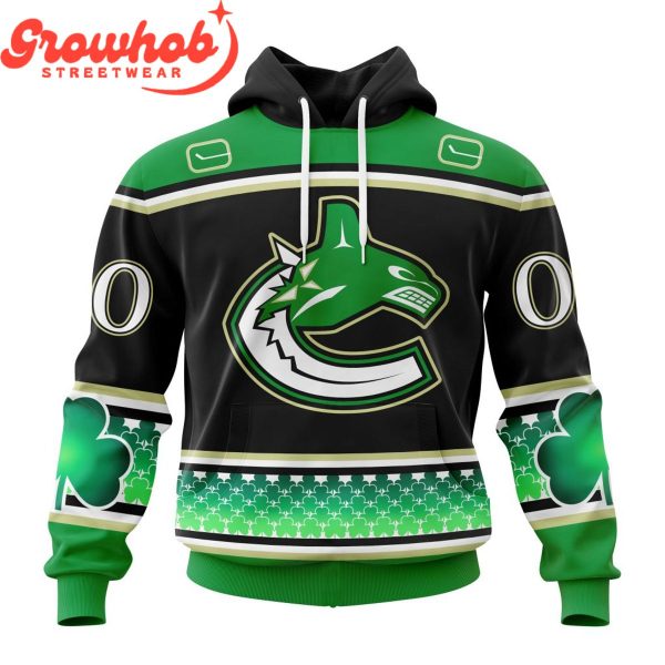 Vancouver Canucks  Celebrate St Patrick’s Day Hoodie Shirts