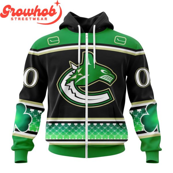 Vancouver Canucks  Celebrate St Patrick’s Day Hoodie Shirts