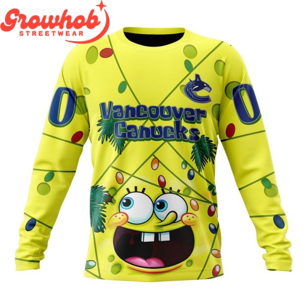 Vancouver Canucks Fan SpongeBob Personalized Hoodie Shirts