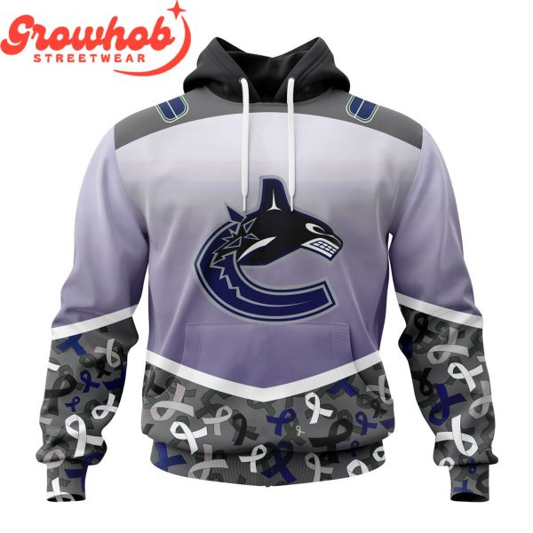 Vancouver Canucks Fights Again All Cancer Hoodie Shirts