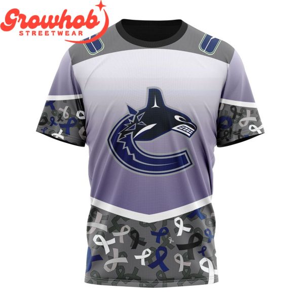 Vancouver Canucks Fights Again All Cancer Hoodie Shirts