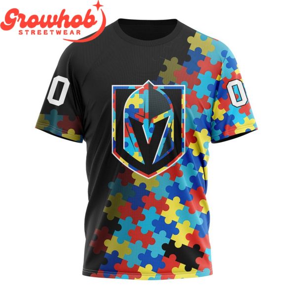 Vegas Golden Knights Autism Awareness Support Hoodie Shirts