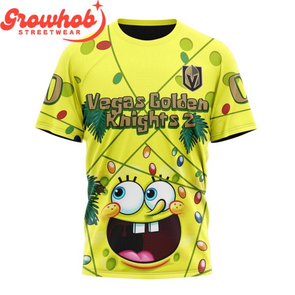 Vegas Golden Knights Fan SpongeBob Personalized Hoodie Shirts