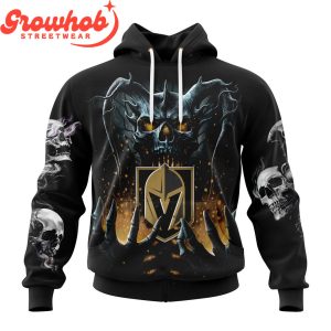 Vegas Golden Knights Skull Art Demon Hoodie Shirts