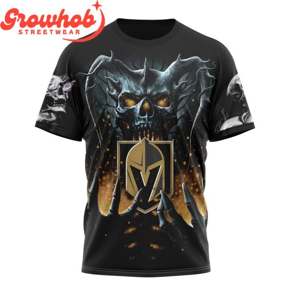 Vegas Golden Knights Skull Art Demon Hoodie Shirts