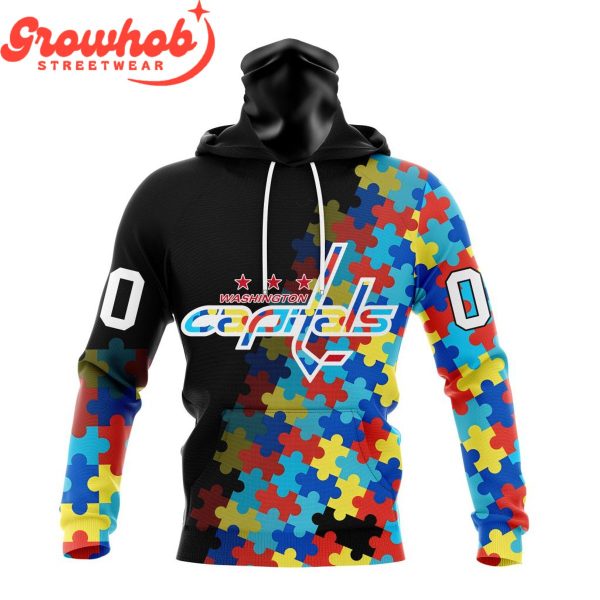 Washington Capitals Autism Awareness Support Hoodie Shirts