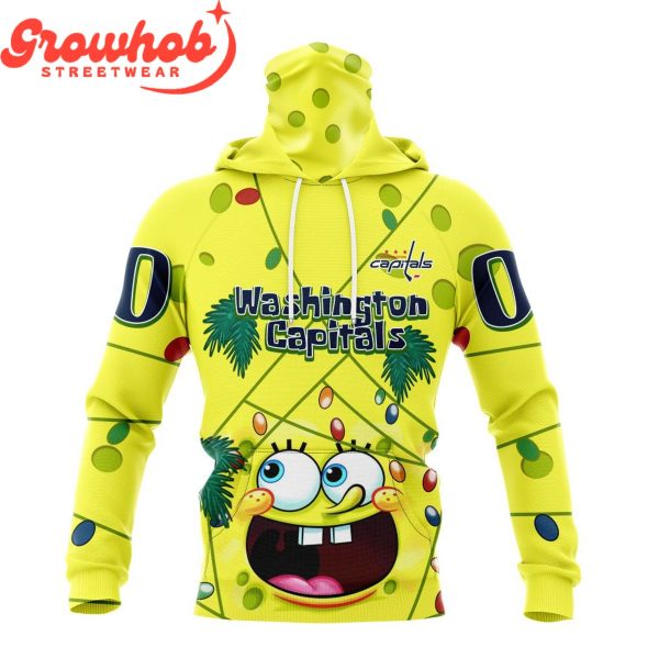 Washington Capitals Fan SpongeBob Personalized Hoodie Shirts