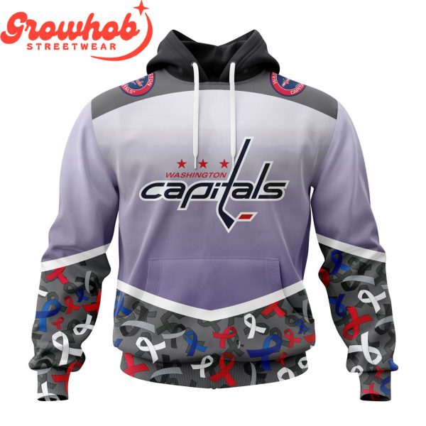 Washington Capitals Fights Again All Cancer Hoodie Shirts