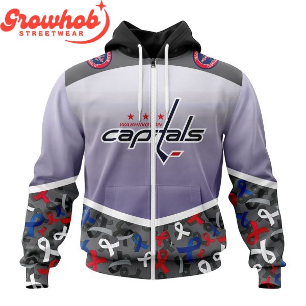 Washington Capitals Fights Again All Cancer Hoodie Shirts