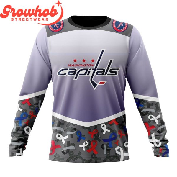 Washington Capitals Fights Again All Cancer Hoodie Shirts