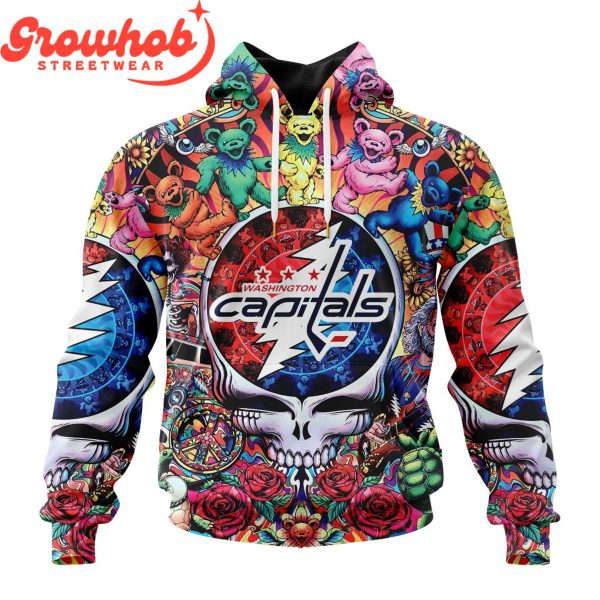 Washington Capitals Grateful Dead Fan Hoodie Shirts