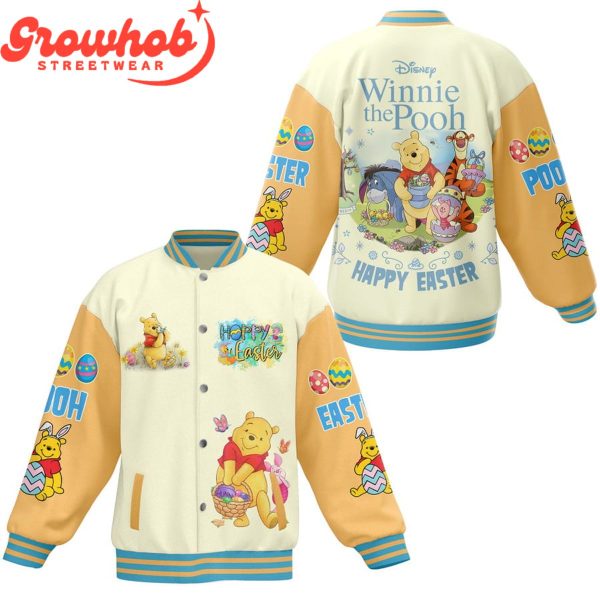 Winnie The Pooh Fans Happy Easter Baseball Jacket