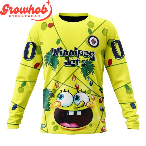 Winnipeg Jets Fan SpongeBob Personalized Hoodie Shirts