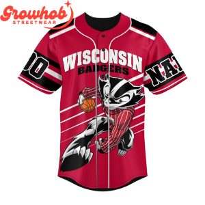 Wisconsin Badgers Fans Straight Outta Personalized Baseball Jersey