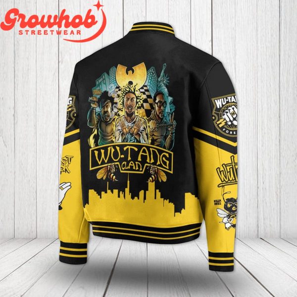 Wu-tang Clan Fans Protect Ya Neck Personalized Yellow Black Baseball Jacket