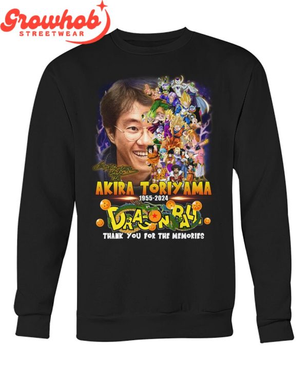 1955-2024 Akira Toriyama Thank You For The Memories T-Shirt