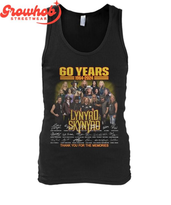60 Years Of Memories With Lynyrd Skynyrd 1964-2024 T-Shirt