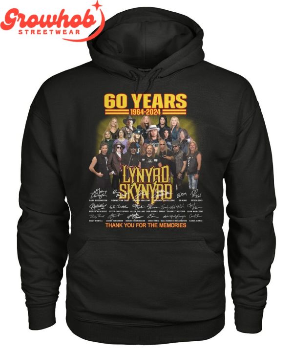 60 Years Of Memories With Lynyrd Skynyrd 1964-2024 T-Shirt
