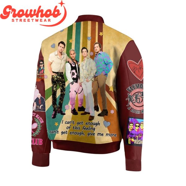 Big Time Rush Fans I Can’t Get Enough Give Me More Baseball Jacket
